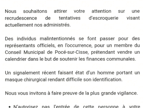 Appel à la vigilance